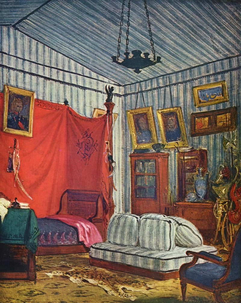 O Apartamento do Conde de Mornay - Eugène Delacroix