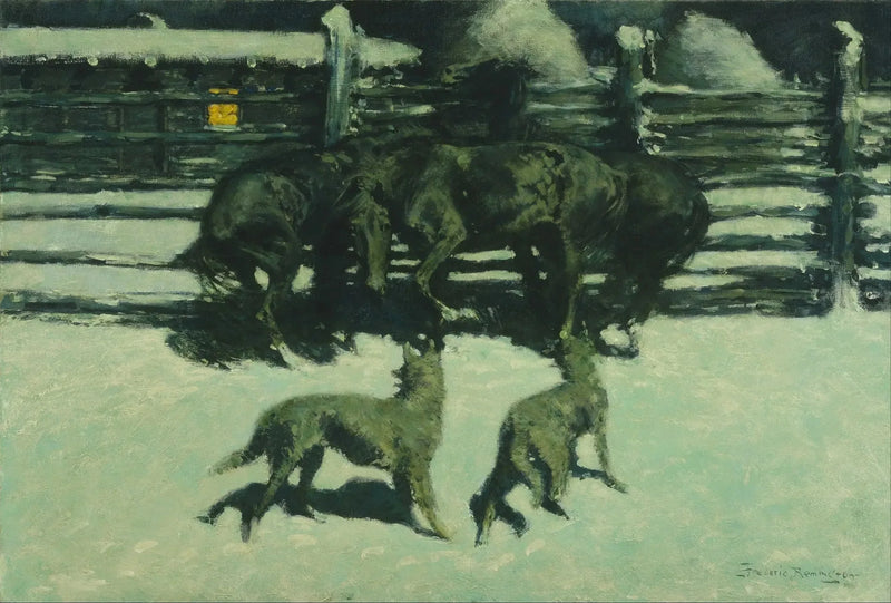 O pedido de ajuda - Frederic Remington