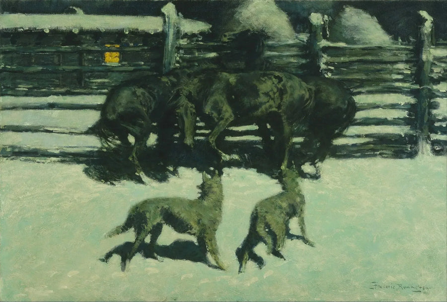 O pedido de ajuda - Frederic Remington