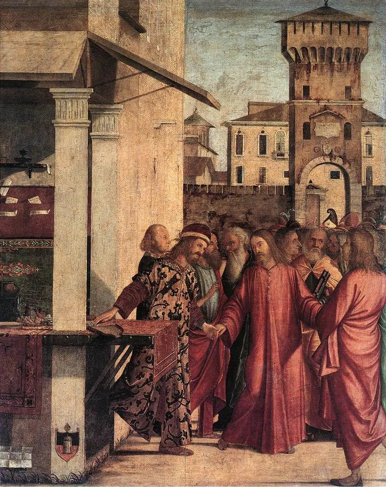 O chamado de Mateus - Vittore Carpaccio