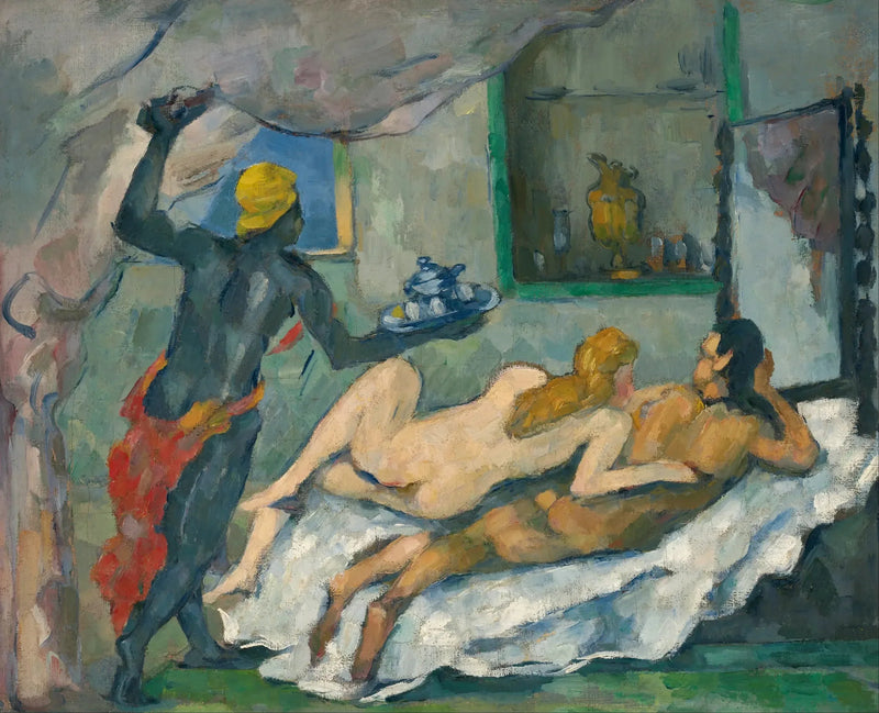 A Tarde em Nápoles - Paul Cézanne