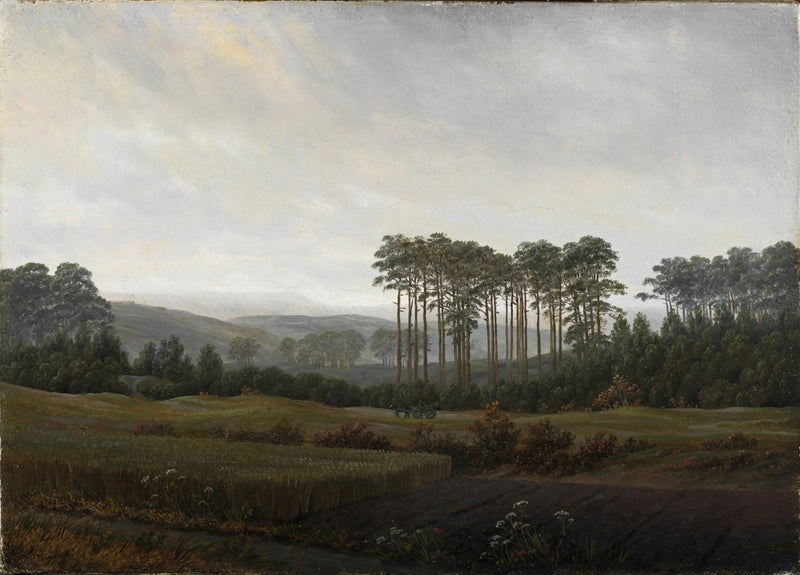 A Tarde - Caspar David Friedrich
