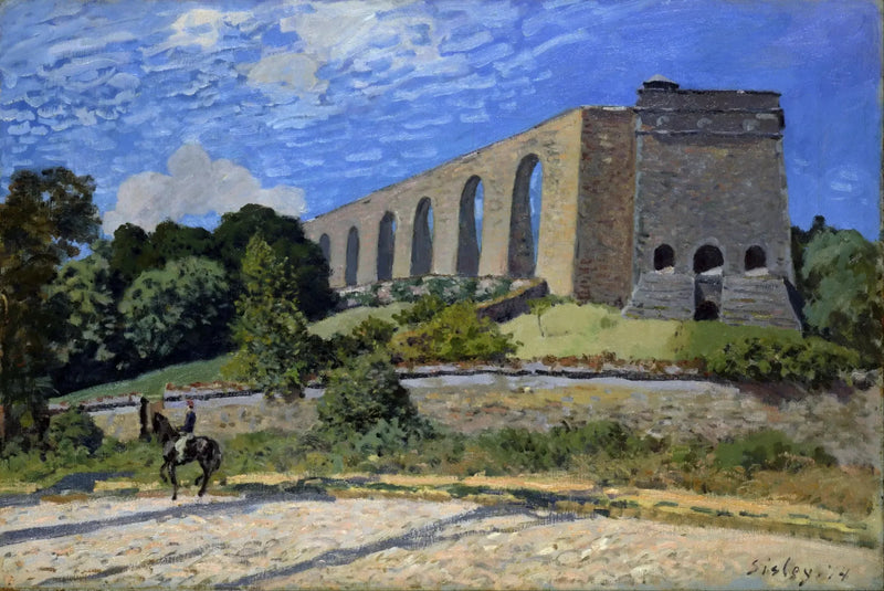 O Aqueduto de Marly - Alfred Sisley