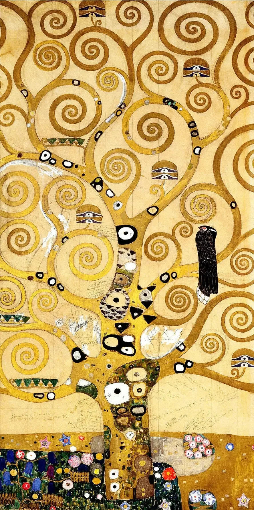 A Árvore da Vida Central - Gustav Klimt