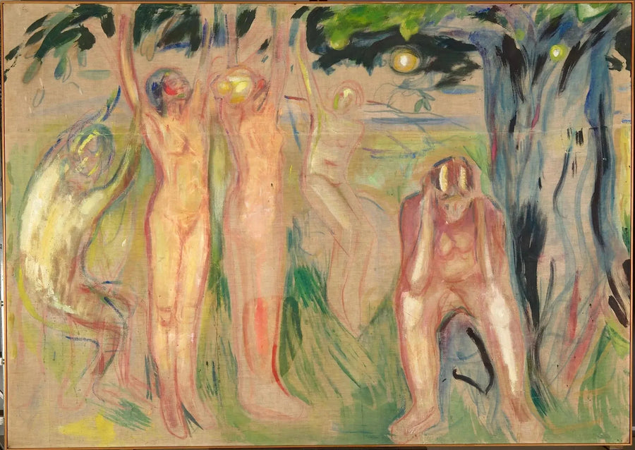 A Árvore da Vida: parte esquerda - Edvard Munch