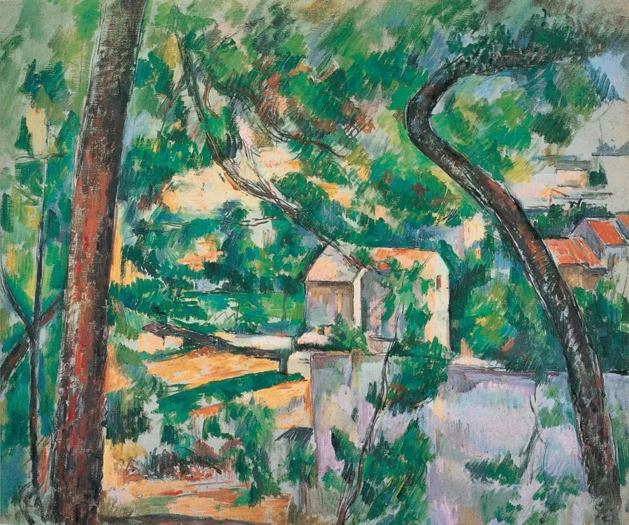 A Árvore torta - Paul Cézanne