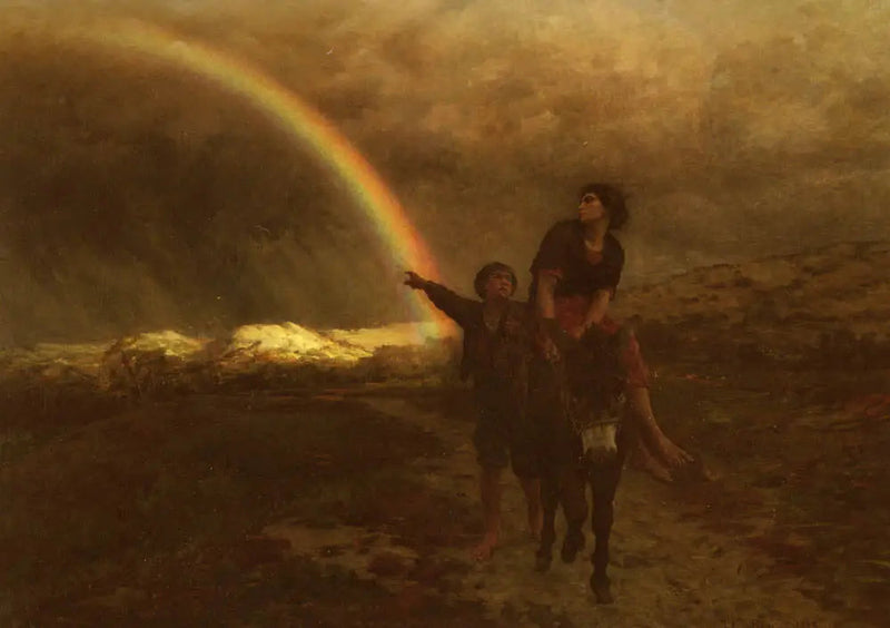 O Arco-íris - Jules Breton