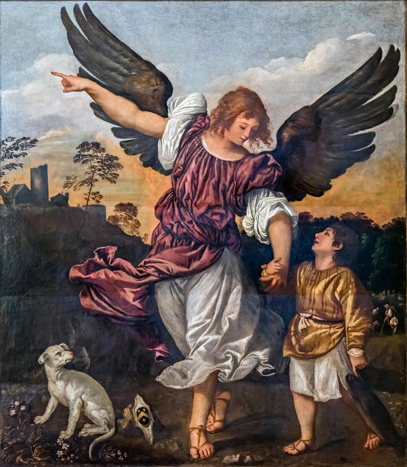 O Arcanjo Rafael e Tobi - Titian