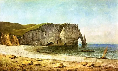 A Arca Marinha de Étretat - Gustave Courbet