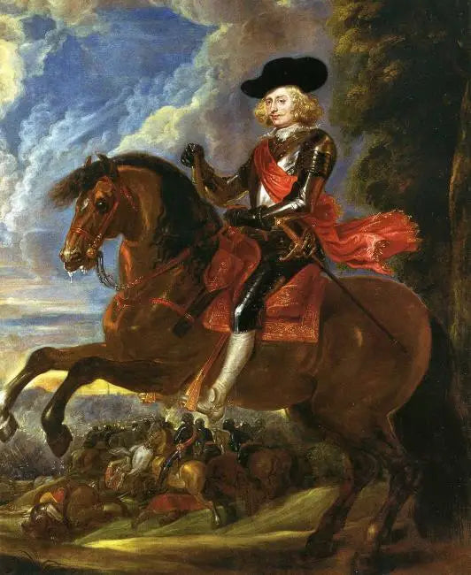 O arquiduque Fernando a cavalo - Peter Paul Rubens
