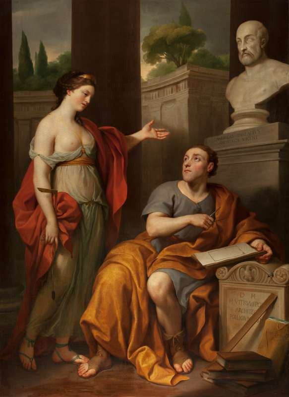 O arquiteto e sua musa. Retrato de James Caulfield, Lord Charlemont - Anton Raphael Mengs