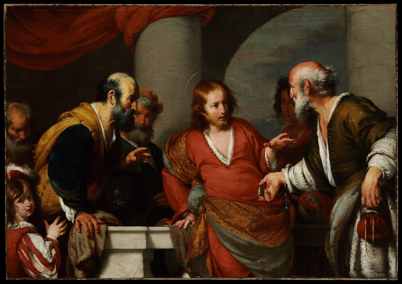 L'argent du tribut - Bernardo Strozzi