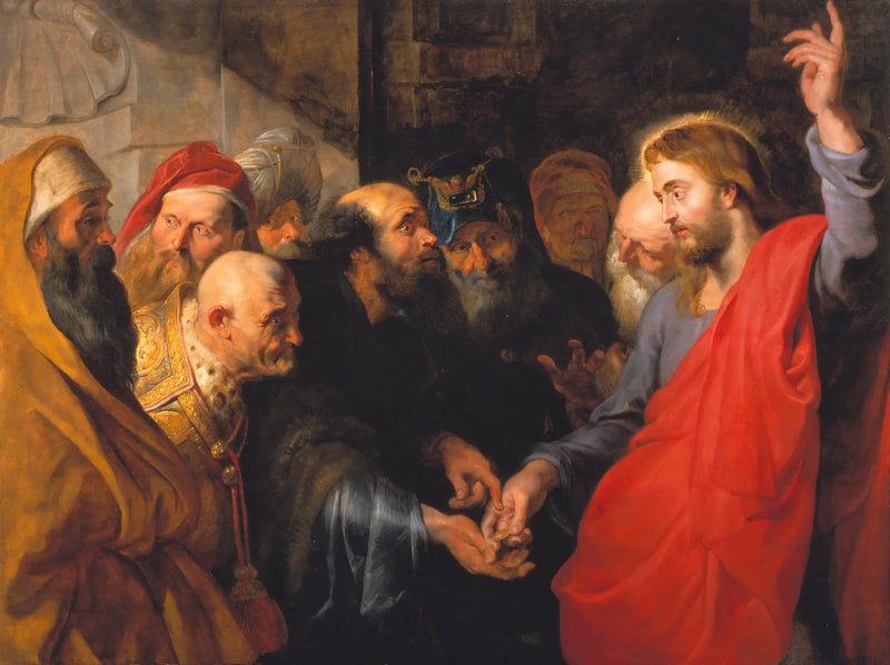 O dinheiro do tributo - Peter Paul Rubens