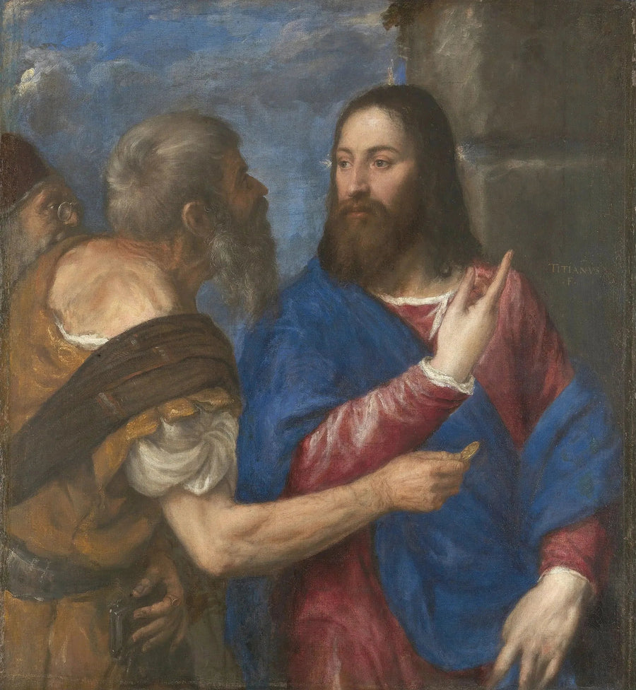 A prata do tributo - Titian