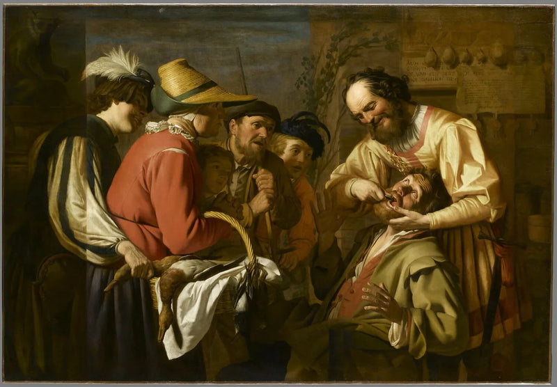A Extração de Dentes - Gerrit van Honthorst