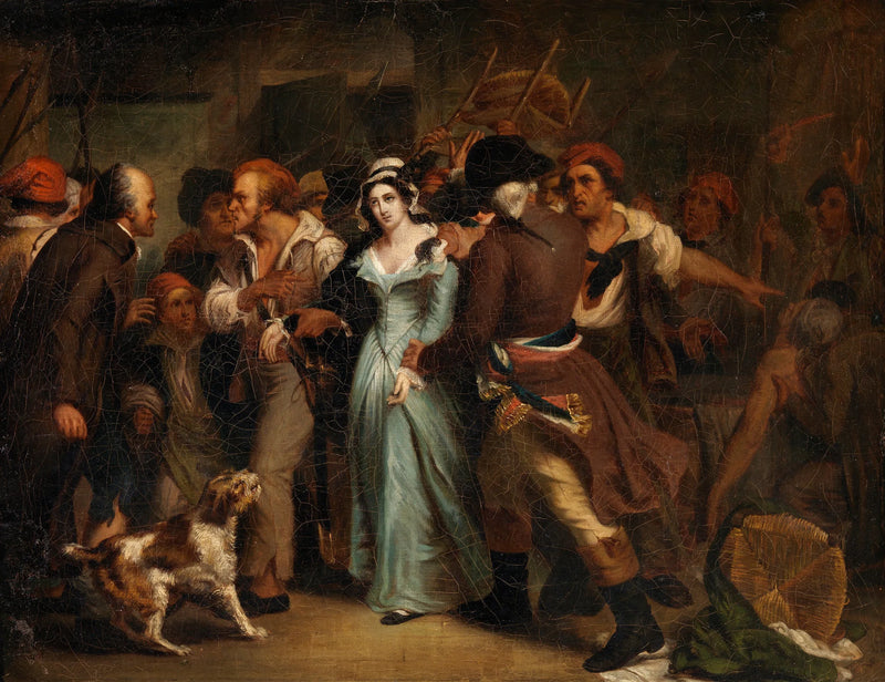 A prisão de Charlotte Corday - Ary Scheffer