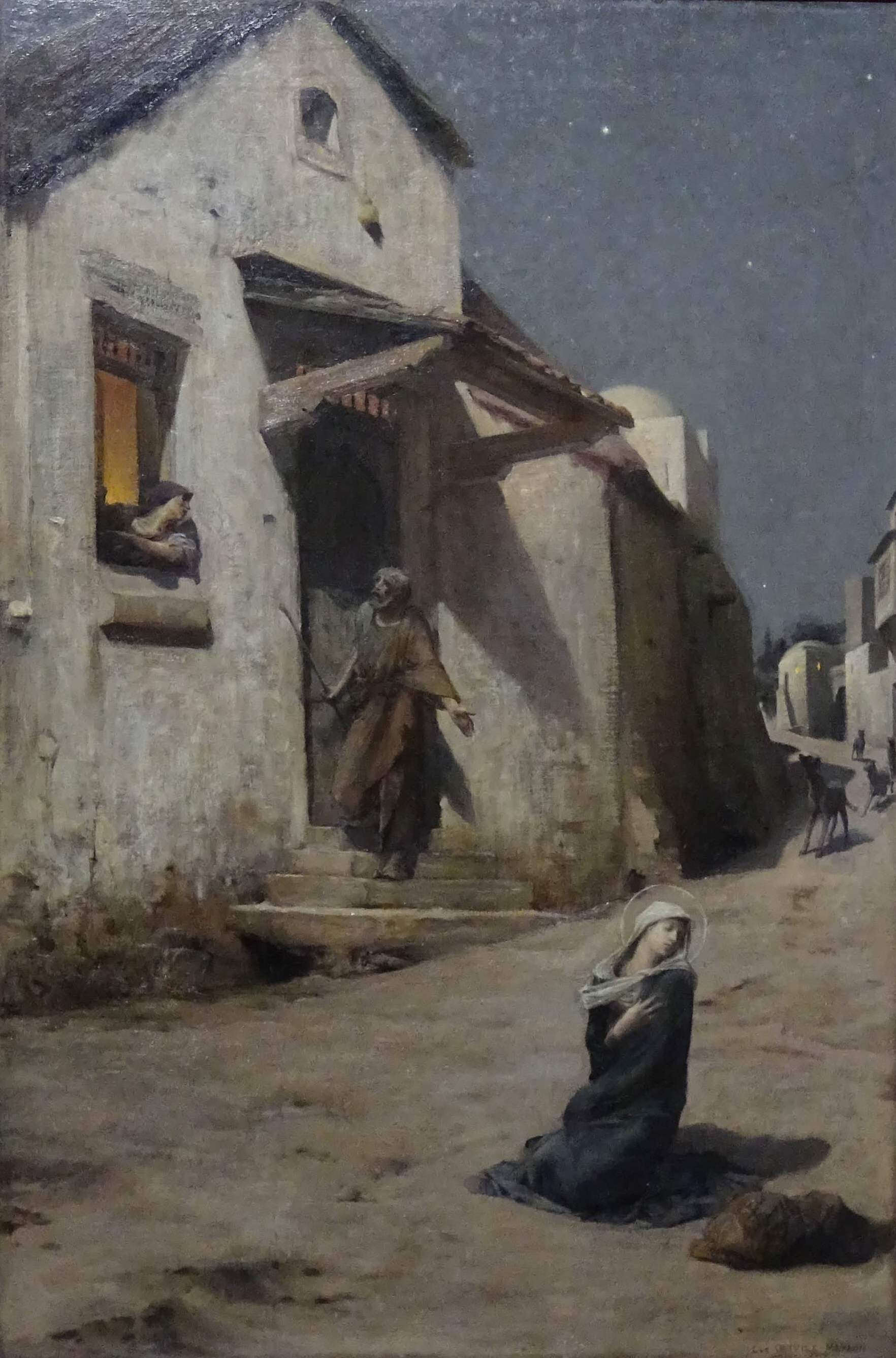 L'arrivée à Bethléem - Luc-Olivier Merson image 1 tableau peint à l’huile sur toile