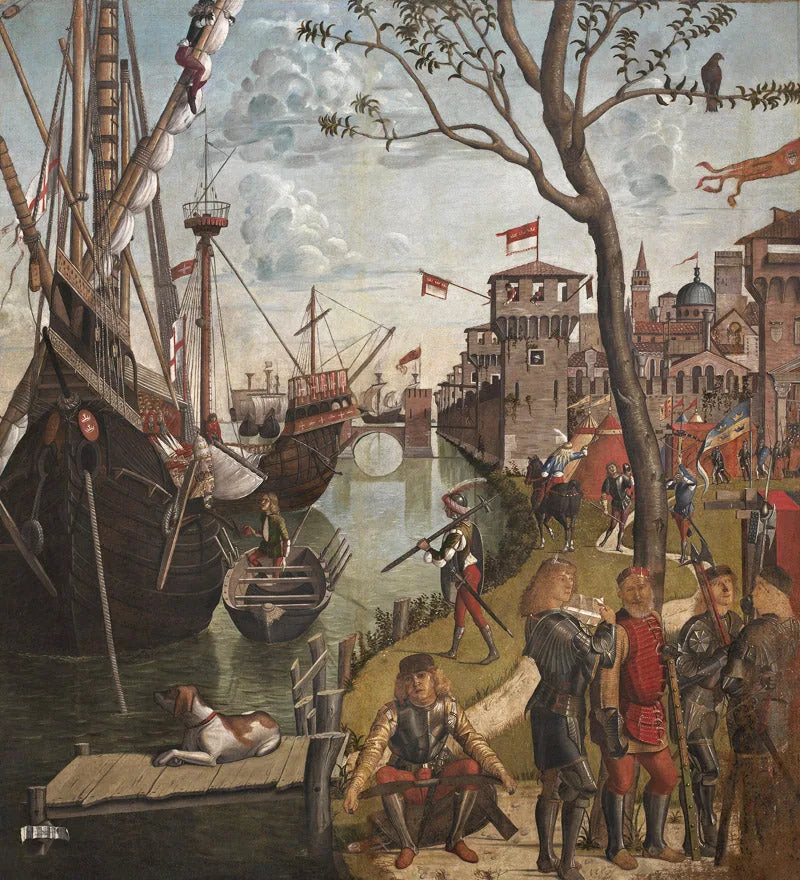 A Chegada dos Peregrinos em Colônia - Vittore Carpaccio