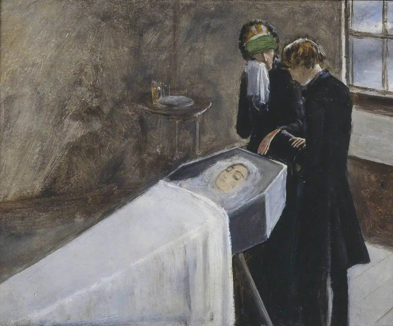 O artista assistindo ao luto de uma jovem - John Everett Millais