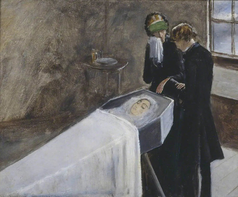 O artista assistindo ao luto de uma jovem - John Everett Millais