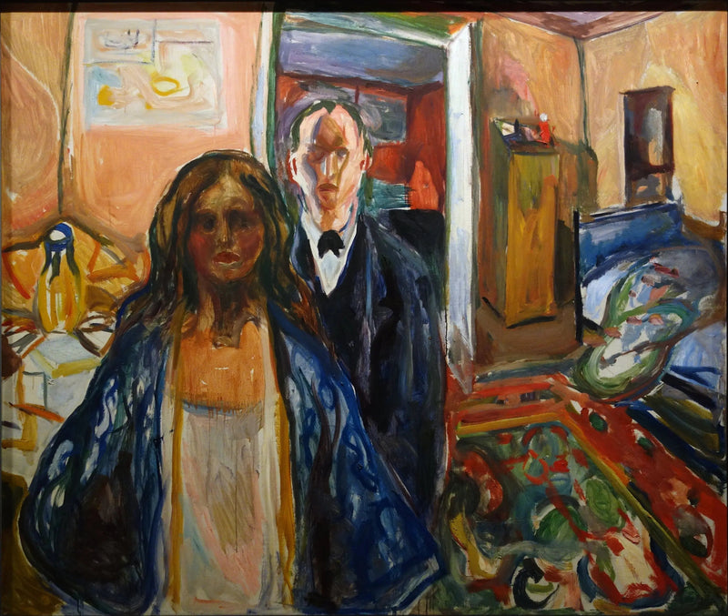 O Artista e seu modelo - Edvard Munch