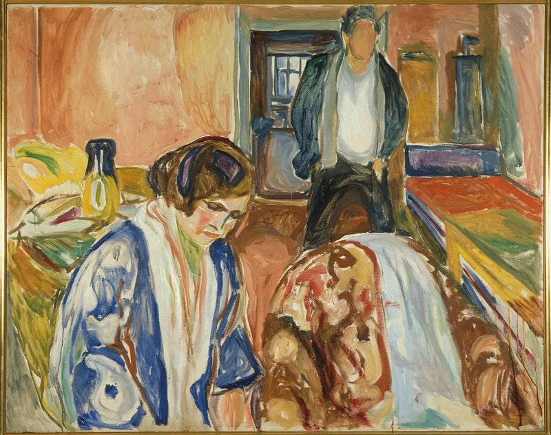 O Artista e seu modelo - Edvard Munch