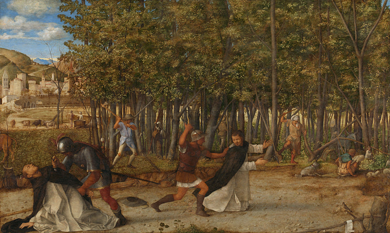 O Assassinato de São Pedro Mártir - Giovanni Bellini