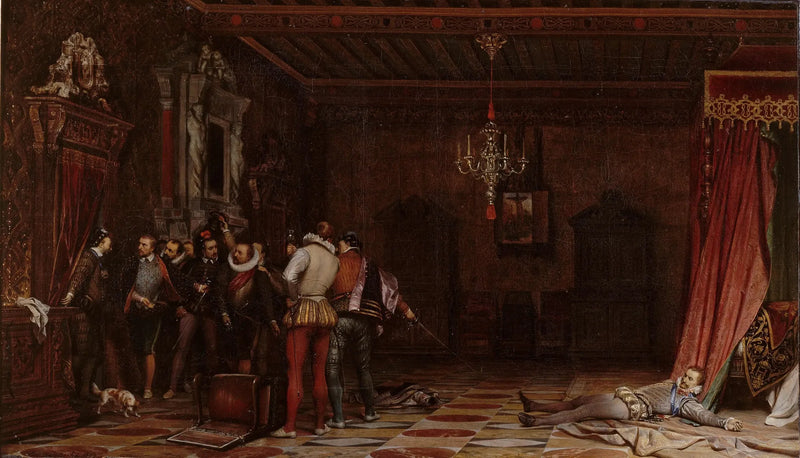 O Assassinato do Duque de Guise - Paul Delaroche