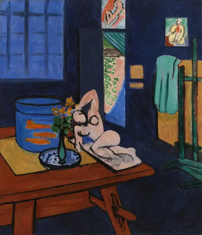 O Ateliê dos Peixes Vermelhos - Henri Matisse