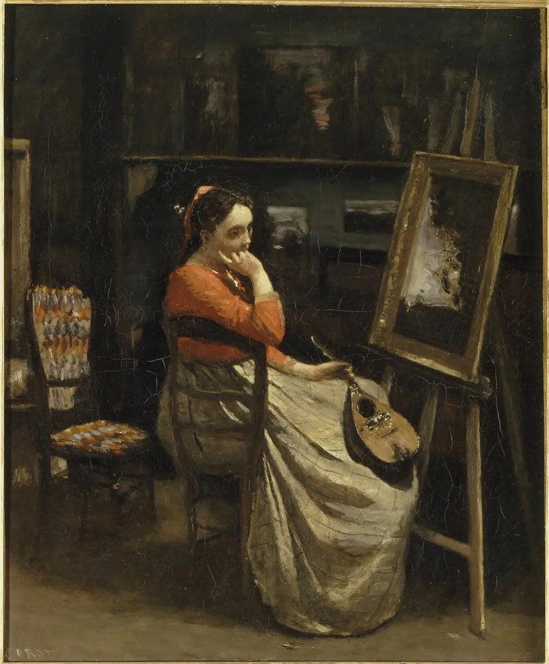 O Atelier de Corot - Jean-Baptiste Camille Corot