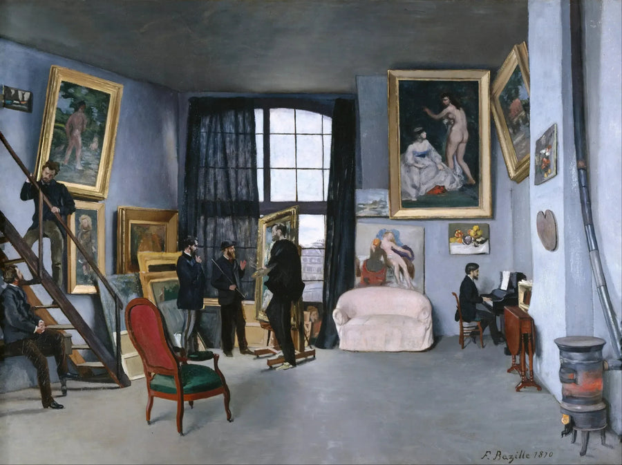 O Ateliê da Rua de la Condamine - Frédéric Bazille