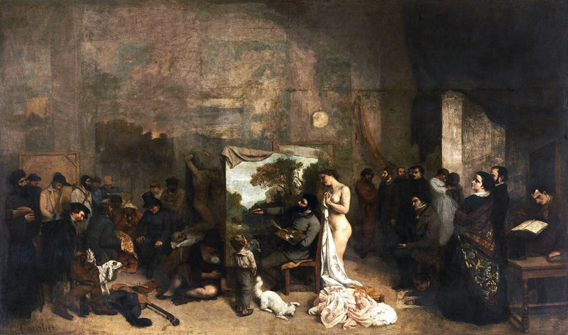 O Ateliê do Pintor - Gustave Courbet