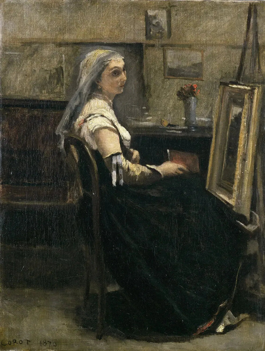 O Atelier - Jean-Baptiste Camille Corot