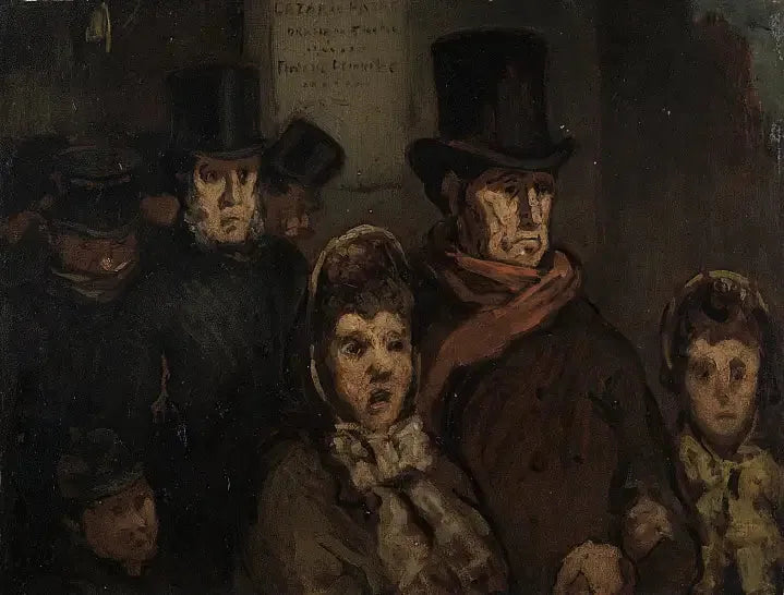 A Espera - Honoré Daumier