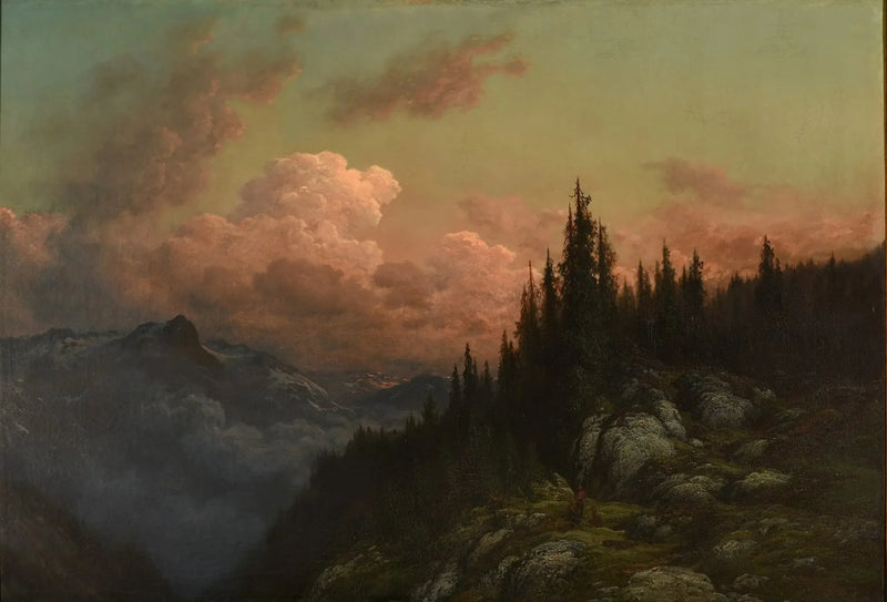 A Aurora - Lembrança dos Alpes - Gustave Doré