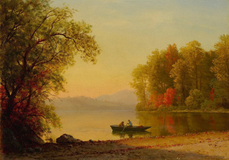 O outono no lago - Albert Bierstadt