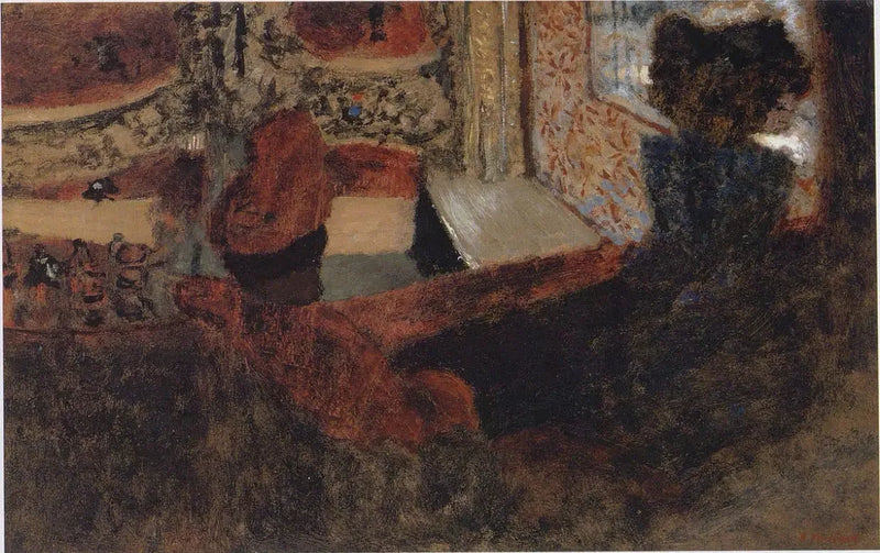 A cena no teatro Antoine - Édouard Vuillard