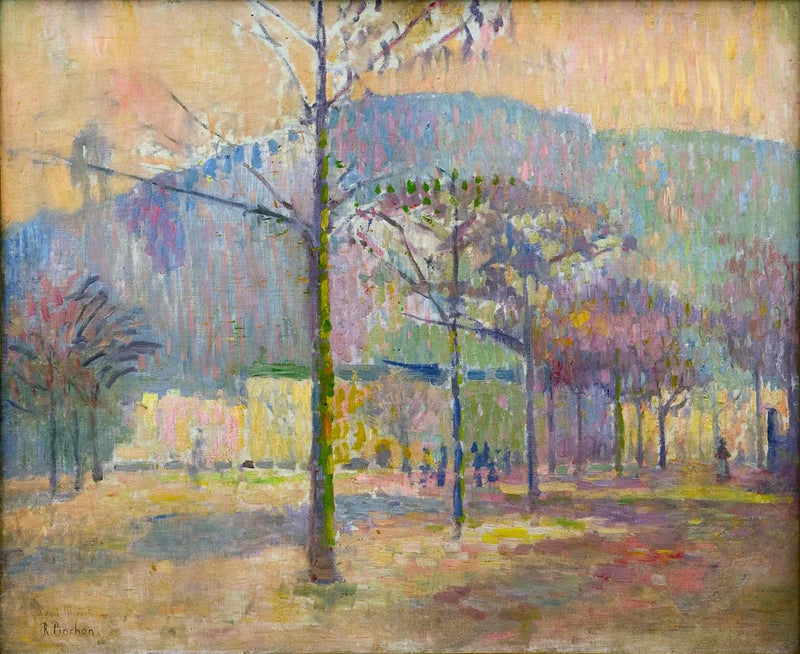 Avenida Saint-Paul e Costa Sainte-Catherine, Rouen - Robert Antoine Pinchon