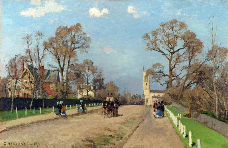 A Avenida, Sydenham - Camille Pissarro