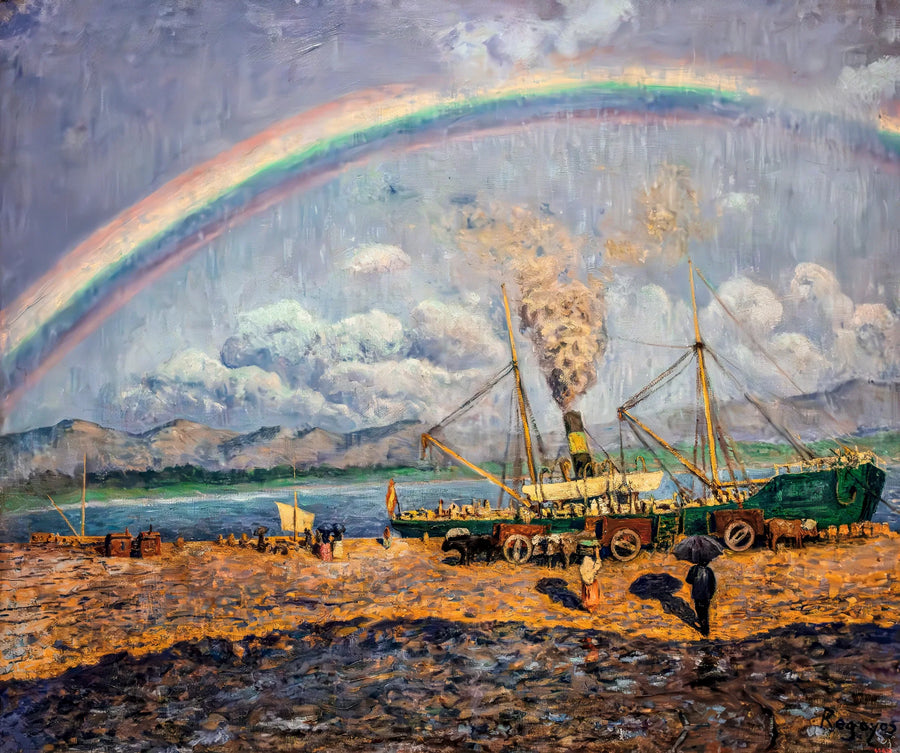 A Tormenta. Baía de Santoña - Darío de Regoyos