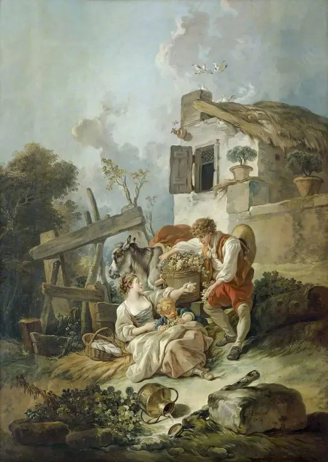 A troca de produtos - François Boucher