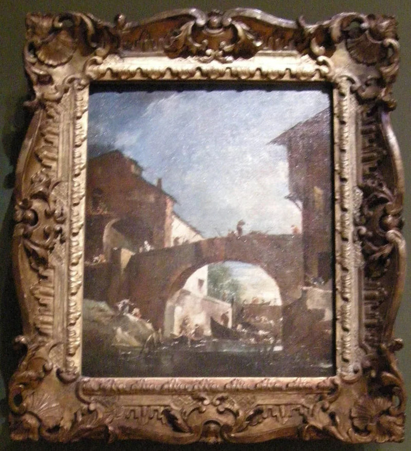 A comporta de Dolo na Brenta: Capricho - Francesco Guardi