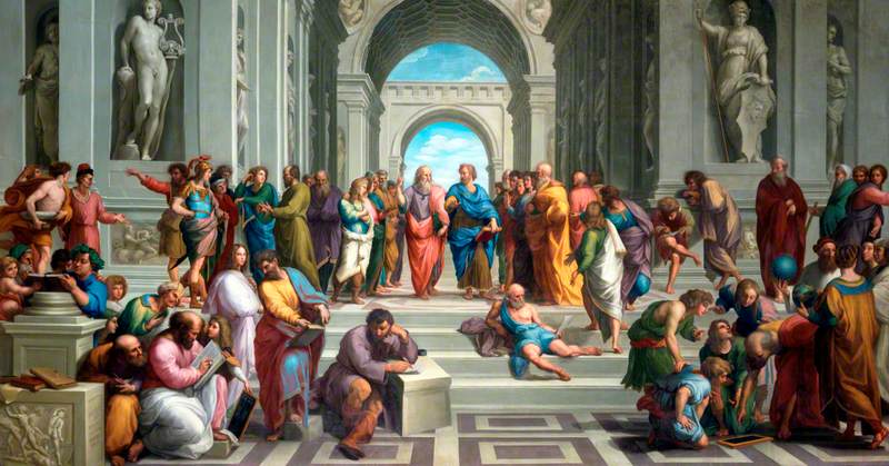 A Escola de Atenas (de acordo com Rafael) - Anton Raphael Mengs