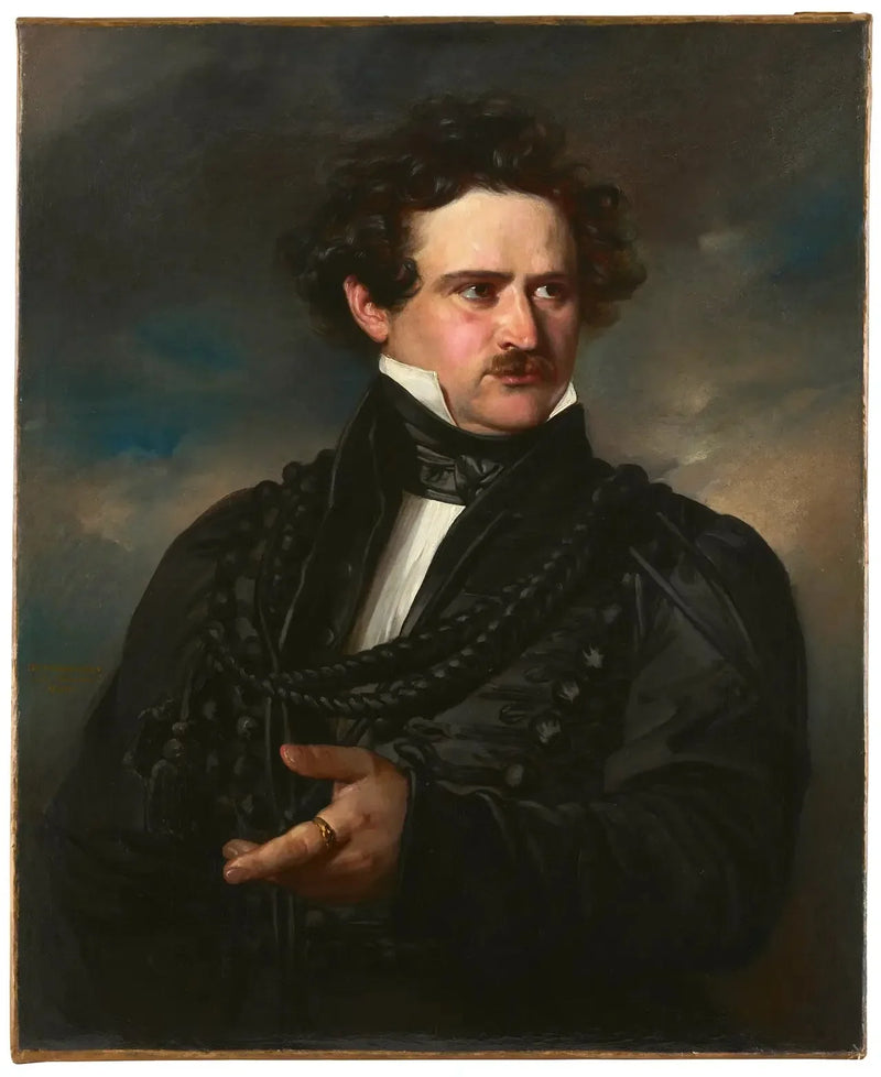 O escritor Karl Spindler - Franz Xaver Winterhalter