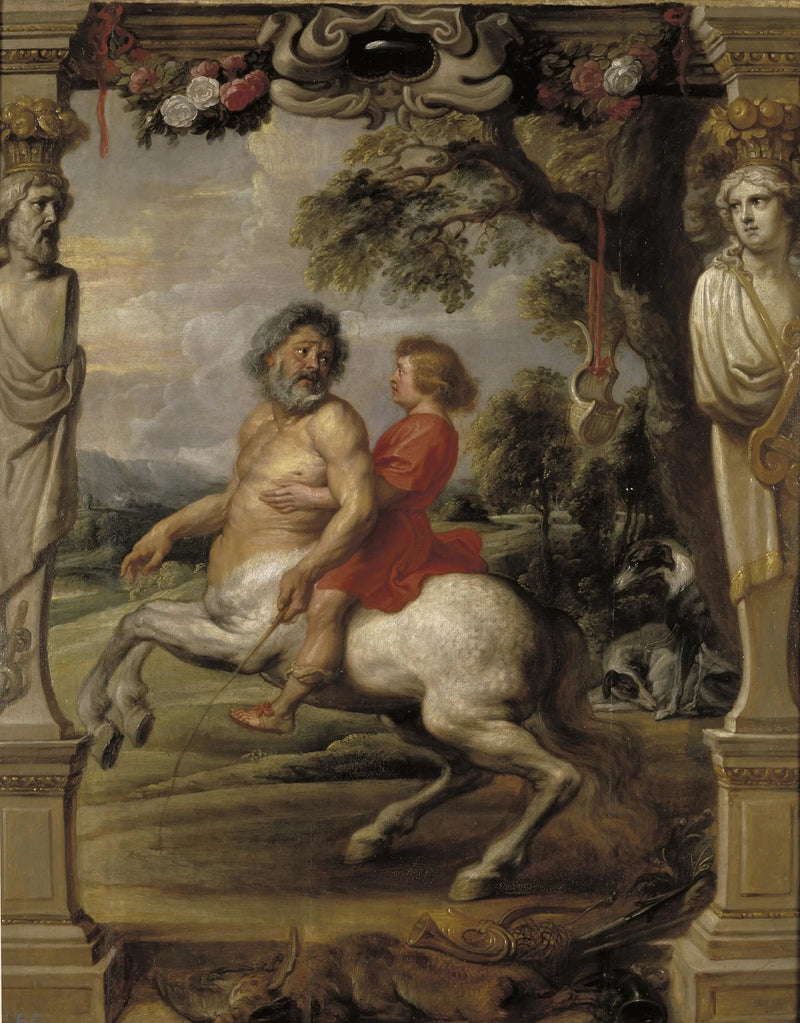 A Educação de Aquiles - Peter Paul Rubens