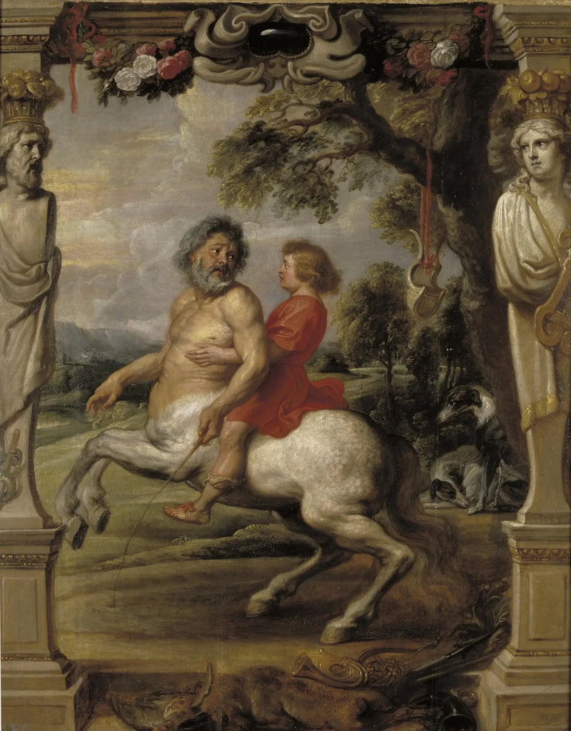A Educação de Aquiles - Peter Paul Rubens
