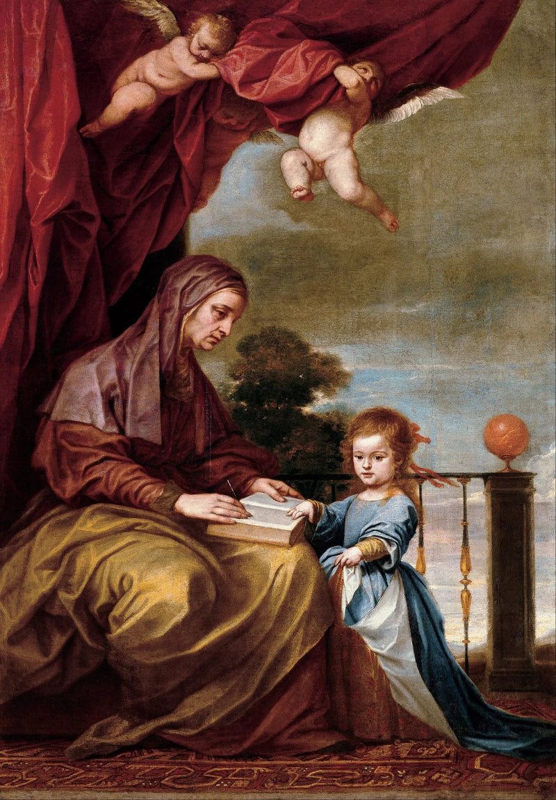 A Educação da Virgem - Alonso Cano