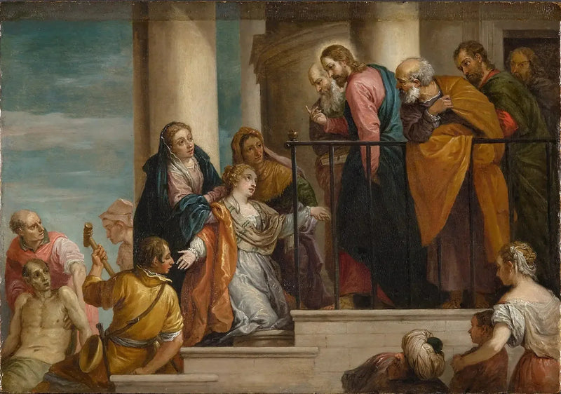 A educação do jovem de Naïn - David Teniers Júnior