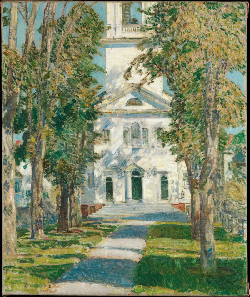 A Igreja de Gloucester - Childe Hassam