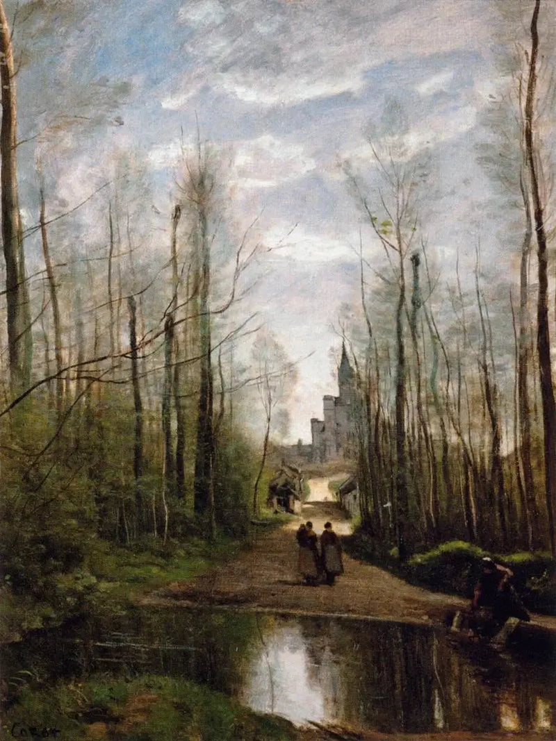A Igreja de Marissel - Jean-Baptiste Camille Corot